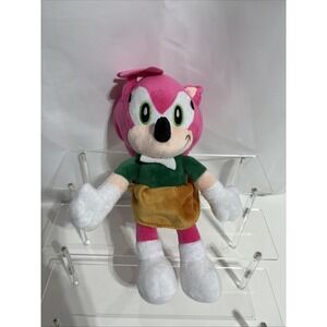 Sonic The Hedgehog Amy Rose Plush Toy Stuffed Animal‎ 10" Hanging With Suction